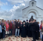 В Псковской области открыт памятник Патриарху Тихону