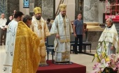 В день памяти святого Стефана Венгерского иерархи двух Церквей совершили Литургию в Успенском кафедральном соборе Будапешта