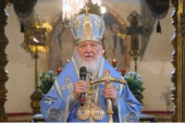 Слово Святішого Патріарха Кирила у день свята Успіння Божої Матері після Літургії в Успенському соборі Московського Кремля