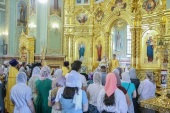 Митрополит Ставропольский Кирилл совершил молебен на начало учебного года для детей участников СВО