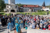 В Старицком Успенском мужском монастыре Тверской епархии прошли престольные торжества