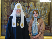 Встреча Святейшего Патриарха Кирилла с заместителем мэра Москвы Н.А. Сергуниной
