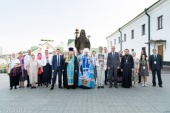 Патриарший экзарх всея Беларуси совершил молебен перед началом XXX Научно-просветительской экспедиции «Дарога да святыняў»