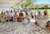 Metropolitan Hilarion of Budapest and Hungary officiates at commemoration of the New Martyrs of Jasenovac