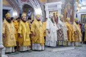 В день Собора Нижегородских святых в Дивеевском монастыре состоялись богослужения с участием ряда архипастырей