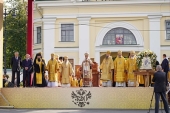 Слово Святейшего Патриарха Кирилла по окончании молебна на площади Александра Невского в Санкт-Петербурге