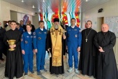 Епископ Актюбинский Игнатий освятил ракету-носитель «Союз-2.1а» с пилотируемым кораблем «Союз МС-24»