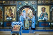 Епископ Солнечногорский Алексий возглавил главный праздник соборного храма Зачатьевского ставропигиального монастыря г. Москвы