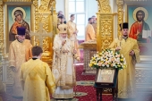 Предстоятель Русской Православной Церкви освятил возрожденный Богоявленский собор Костромского кремля