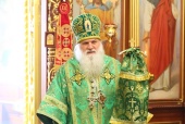 Патриаршее поздравление митрополиту Ташкентскому Викентию с 70-летием со дня рождения