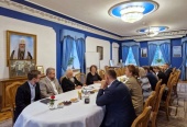 Состоялась встреча председателя Синодального отдела по благотворительности с представителями фонда «Защитники Отечества»