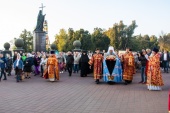 В Тамбовской епархии состоялась торжественная встреча ковчега с мощами великомученика Георгия Победоносца