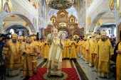 У свято Собору святих Кубанської митрополії Святіший Патріарх Кирил освятив храм рівноапостольного князя Володимира в Анапі