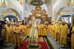 В праздник Собора святых Кубанской митрополии Святейший Патриарх Кирилл совершил освящение храма равноапостольного князя Владимира в Анапе