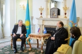 В Астане состоялась встреча главы Казахстанского митрополичьего округа с Послом России в Казахстане