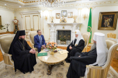 Встреча Святейшего Патриарха Кирилла с губернатором Курганской области и главой Курганской митрополии