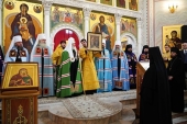 Предстоятель Руської Церкви звершив Літургію в Покровському Хотьковому монастирі