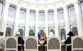 Ο Αγιώτατος Πατριάρχης Κύριλλος συμμετείχε στη συνάντηση του Προέδρου της Ρωσίας Β. Πούτιν με εκπροσώπους των θρησκευτικών οργανώσεων της Ρωσίας