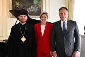 Епископ Аргентинский Леонид посетил торжественный прием в Посольстве России в Аргентине