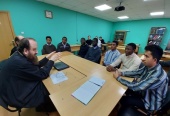 Епископ Зарайский Константин встретился с учащимися Николо-Угрешской духовной семинарии из стран Африки