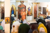Патриарший экзарх всея Беларуси возглавил Литургию в храме великомученика Димитрия Солунского в деревне Старое Село