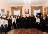 Епископ Зарайский Константин встретился с африканскими студентами Санкт-Петербургской духовной академии