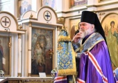 Патриаршее поздравление епископу Анатолию (Аксенову) с 65-летием со дня рождения