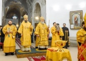 Митрополит Воскресенский Григорий совершил малое освящение храма великомученицы Ирины в Покровском г. Москвы