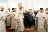 Патриарший экзарх всея Беларуси возглавил престольный праздник храма Архистратига Божия Михаила г. Минска