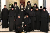 Representatives of the Russian Spiritual Mission congratulate Primate of the Greek Orthodox Church of Jerusalem on the anniversary of his enthronement