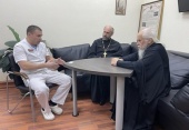 Єпископ Верейський Пантелеїмон відвідав філію №5 госпіталю імені М.М. Бурденка в Москві