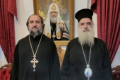 Ο Αρχιεπίσκοπος Σεβαστείας Θεοδόσιος επισκέφθηκε τη Ρωσική Εκκλησιαστική Αποστολή στην Ιερουσαλήμ