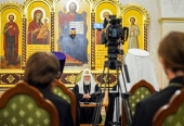Святіший Патріарх Кирил зустрівся з переможцями та призерами І і ІІ Загальноросійських олімпіад з богослов'я