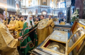 Патриаршее служение в день памяти святителя Филарета Московского в Храме Христа Спасителя