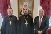 Русскую духовную миссию посетил глава Департамента МВД Израиля по делам христианских общин