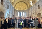 Divine services celebrated at the Church of St Nicholas in Demre, Turkey