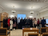 Meeting with representatives of Armenian Diocese of Russia and New Nakhichevan takes place at Theological Institute of Postgraduate Studies