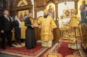 Патриарший экзарх всея Беларуси представил пастве новоназначенного управляющего Борисовской епархией