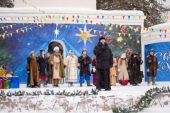 Детские Рождественские гуляния прошли в Челябинске