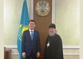 Відбулася зустріч митрополита Астанайського і Казахстанського Олександра з Державним Радником Республіки Казахстан