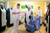 Патриарший экзарх всея Беларуси посетил Республиканский научно-практический центр травматологии и ортопедии