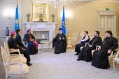 Состоялась встреча митрополита Астанайского Александра с апостольским нунцием в Республике Казахстан архиепископом Джорджем Панамтхундилом