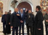 Министр спорта РФ посетил новопостроенный храм равноапостольного князя Владимира в Тушине г. Москвы
