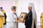Патриарший экзарх всея Беларуси совершил молебен в больнице паллиативного ухода «Хоспис» города Минска