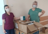 Служба «Милосердие-на-Дону» доставила помощь в больницу Калинина в Донецке. Информационная сводка о помощи беженцам (от 7 февраля 2024 года)