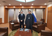 Архиепископ Корейский Феофан встретился с послом Республики Корея в Российской Федерации