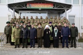 Патриарший экзарх всея Беларуси принял участие в открытии нового комплекса пограничной заставы «Мохро» Пинского пограничного отряда
