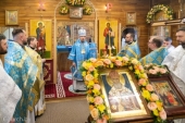 Патриарший экзарх всея Беларуси возглавил торжества престольного праздника храма святителя Николая Японского в Минске