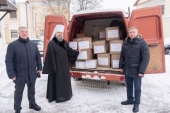 Тверская епархия отправила очередной груз с медикаментами и необходимыми вещами военнослужащим, находящимся в зоне конфликта