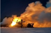 В поселке Марьяновка Омской области сгорел строившийся храм